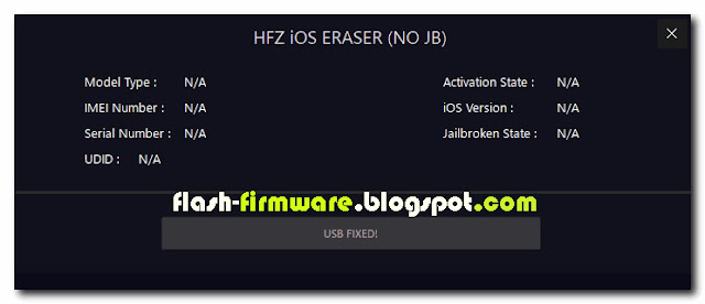 HFZ iOS Eraser iPhone 5s to X [Supported all Jailbreak Device] Update Tools Free Download
