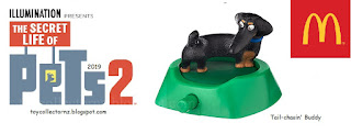 McDonalds Secret Life of Pets 2 Happy Meal Toys 2019 Australia and New Zealand Tail-Chasing Buddy Figurine