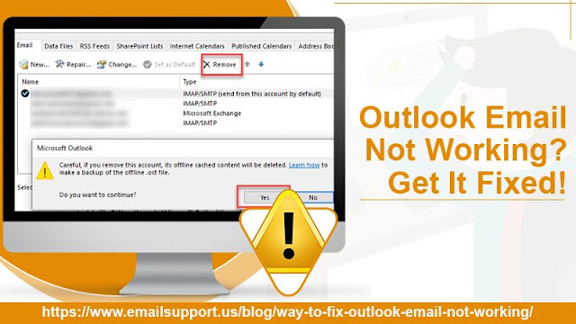 Outlook Email Not Working