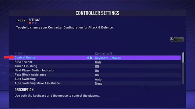 So ändern Sie die Tastatur zum Controller in FIFA 23