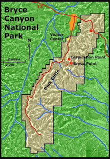 Bryce Canyon National Park Map