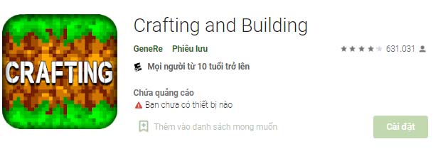 Crafting and Building cho Android - Tải về APK mới nhất a