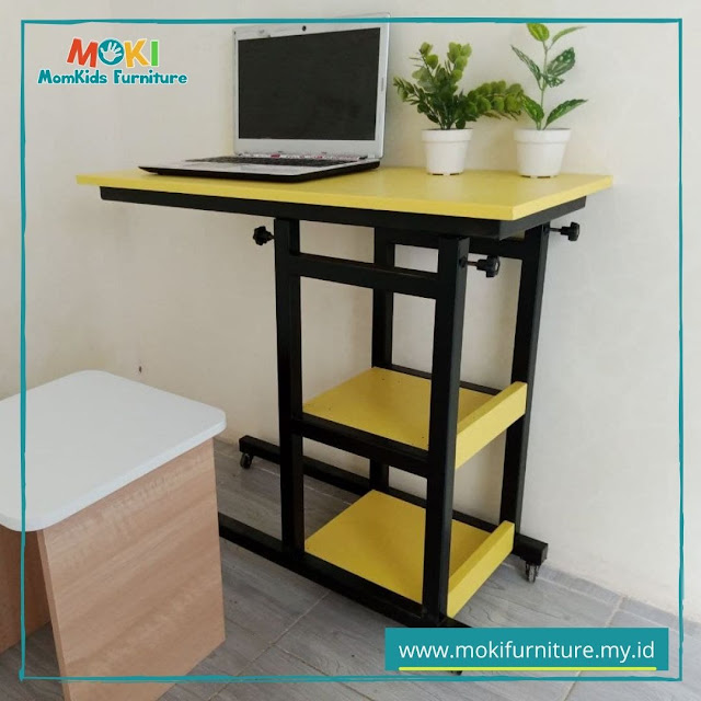 meja lipat portable minimalis moki furniture