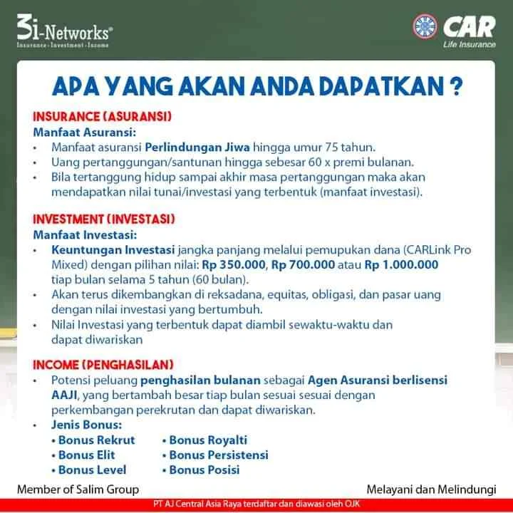 Perbedaan CAR dan Asuransi Lain