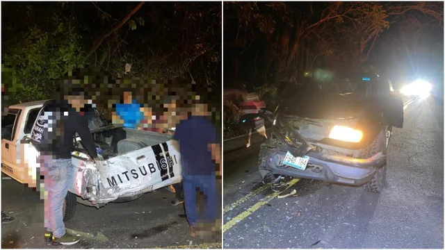 El Salvador: Hombre murió en la cama de pick up en un choque ocurrido en Dolores, Cabañas
