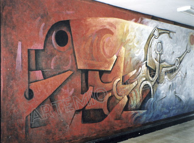Prometeo - Detalle Mural Tecnológico Reynosa