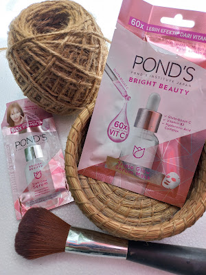 pond's triple glow serum dan masker pencerah wajah