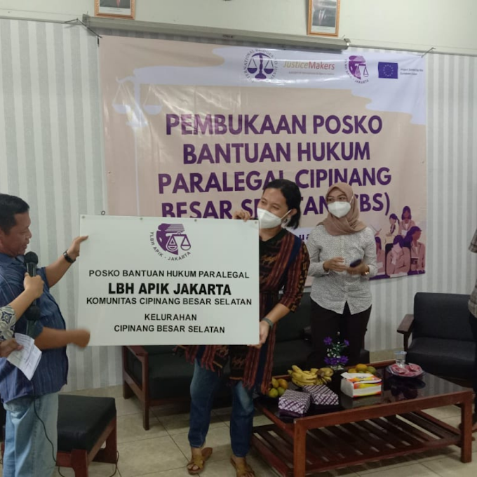 Paralegal Komunitas CBS LBH APIK Jakarta Buka Posko Pengaduan Untuk Perempuan dan Anak Korban Kekerasan
