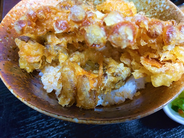 佐倉天然温泉　澄流　旬のキノコ天丼