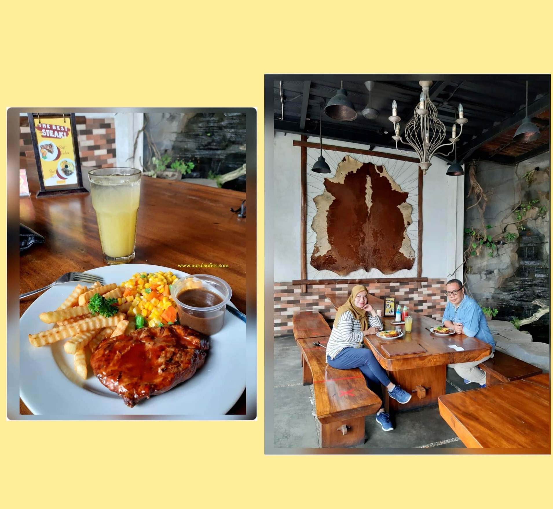 Makan Siang di Andakar Steak Cilandak KKO Nurul Sufitri Travel Lifestyle Blog