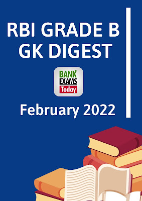 RBI Grade B GK Digest: February 2022