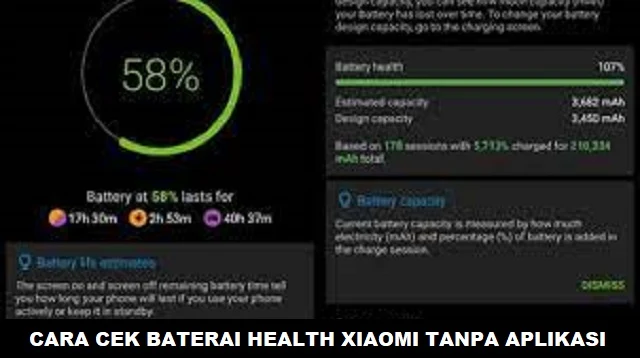 Cara Cek Baterai Health Xiaomi