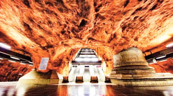 The Wonder of The Subway Naples Spain