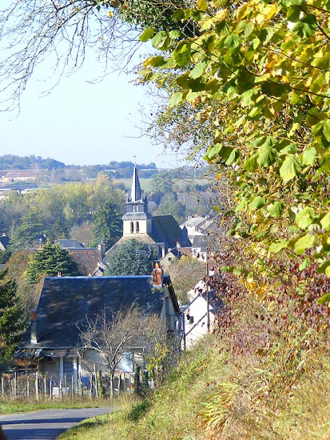 View of the church in le Grand Pressigny, Indre et Loire, France. Photo by Loire Valley Time Travel.