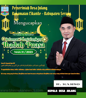 Pemerintah Desa Julang, Marhaban Ya Ramadhan 1444 Hijriah