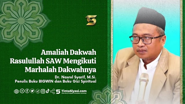 Amaliah Dakwah Rasulullah SAW Mengikuti Marhalah Dakwahnya