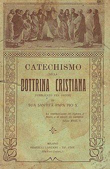 CATECISMO DE SAN PIO X,  AÑO 1905