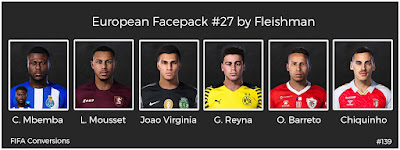 PES 2021 European Facepack #27 by Fleishman