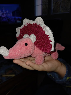 crochet, happy chenille, dinosaure