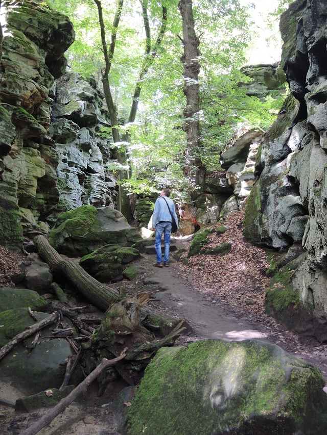 Trier: wandelen door de duivelskloof nabij Echternach