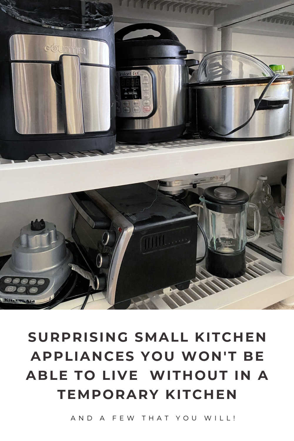 SMALL KITCHEN APPLIANCES YOU CAN'T LIVE WITHOUT TEMPOARY KITCHEN