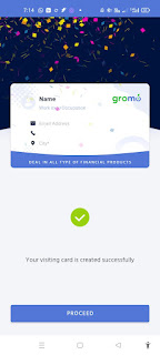 GroMo App Visiting Card