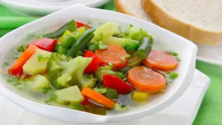 Vegetable soup for diet