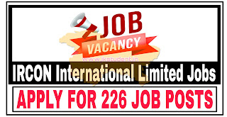 JOBS,Govt Jobs,government Jobs in kashmir,ircon international jobs notification,ircon international jobs,IRCON international Job recruitment 2022,