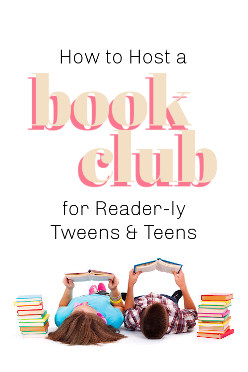 How to Host a Book Club for Reader-ly Middle Schoolers #kidlit #RAR #readaloud #teenbookclub