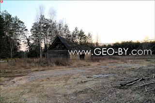 Puszcza Nalibocka. Abandoned farm. Barn