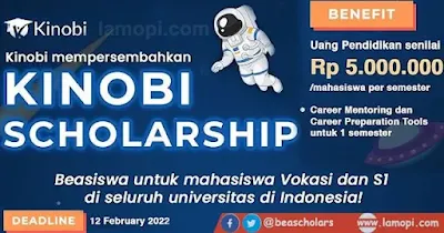 Beasiswa Kinobi Scholarship