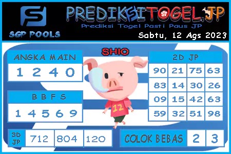 Prediksi Togel Hongkong JP Sabtu 12 Agustus 2023