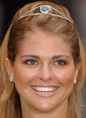 aquamarine bandeau tiara sweden queen louise princess madeleine