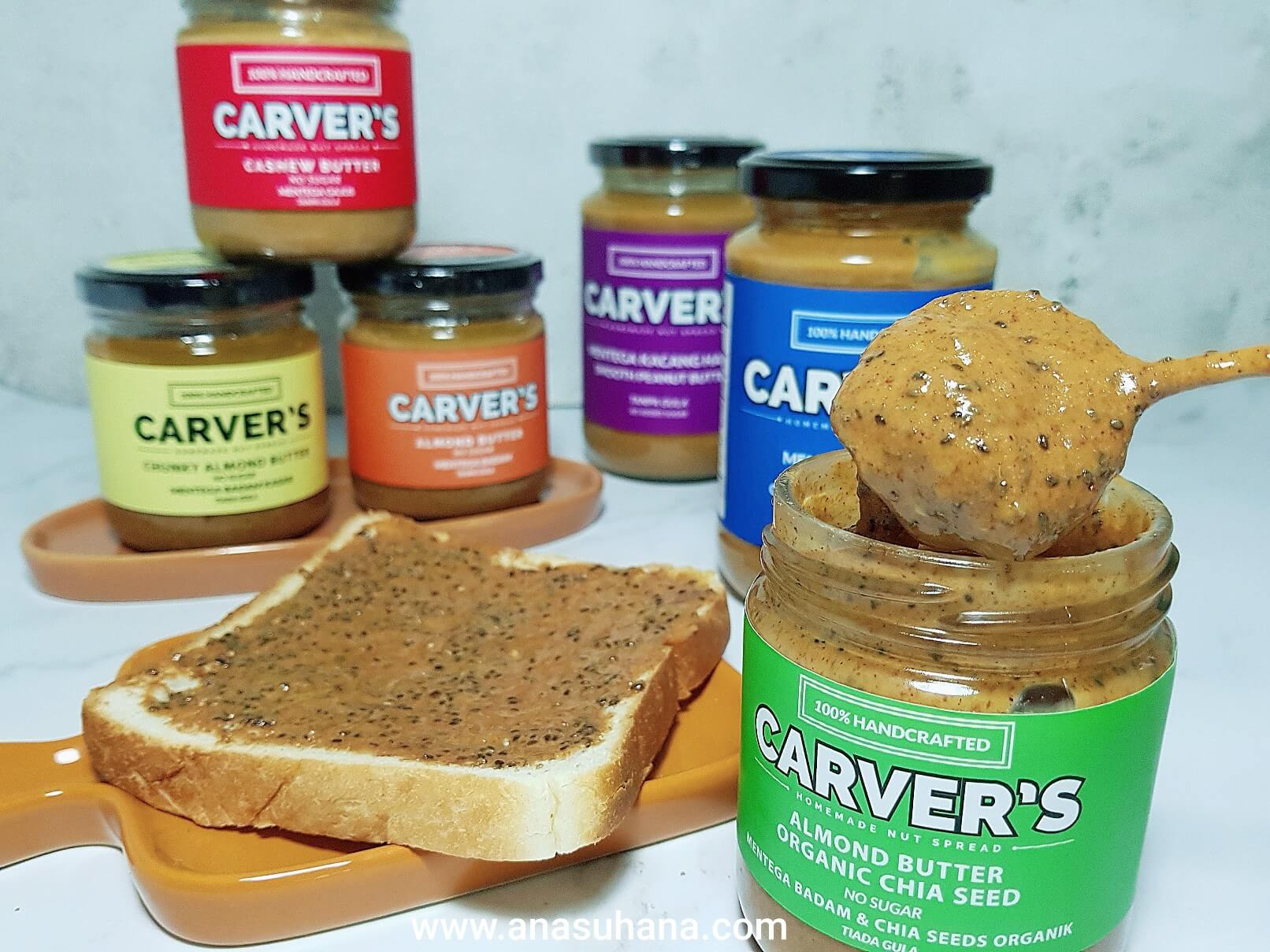 Carver’s Nut Butters - 100% Semulajadi, Kini Dengan Sijil Halal