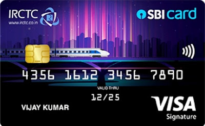 IRCTC SBI Premier credit card login