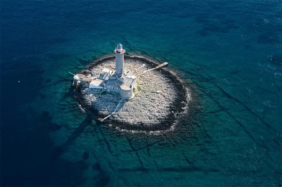 Porer Lighthouse, Istria, Croatia