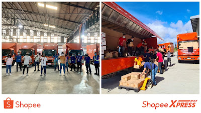 Shopee Delivers Aid to Typhoon Odette Victims
