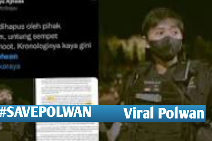 Viral Polwan Dengan Tagar Save Polwan Heboh di Jagat Maya