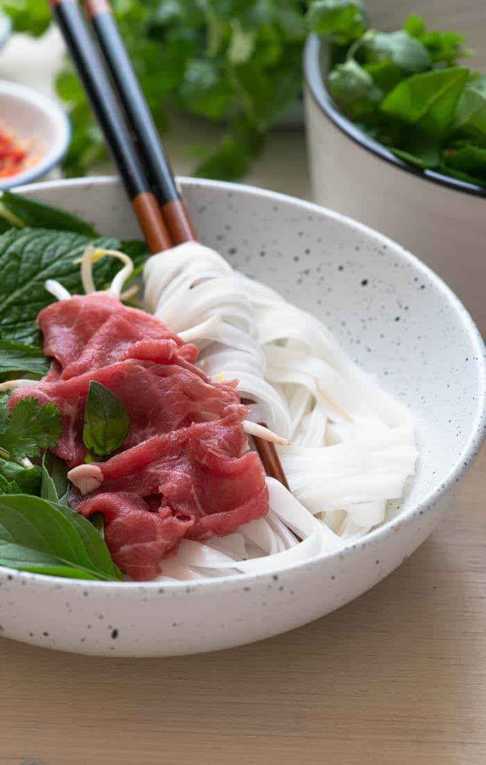 How to serve beef pho