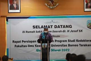 Rapat Persiapan Pembukaan Program Studi Kedokteran Fakultas Ilmu Kesehatan UBT