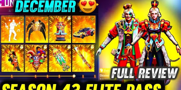 Free Fire December Elite Pass Release Date, Price, Leaked Rewards Season 43