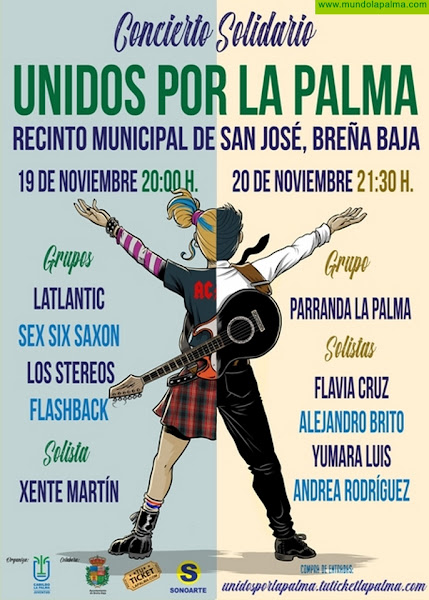 El Cabildo organiza un concierto solidario para recaudar fondos para los damnificados del volcán