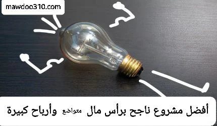 أفضل مشروع ناجح براس مال بسيط