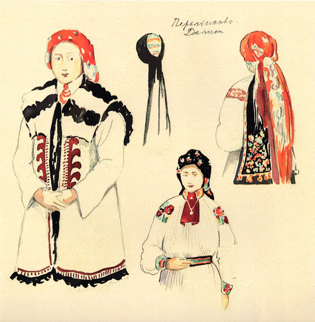 FolkCostume&Embroidery: East Boiko costume, Ukraine