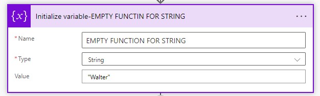 Power Automate Functions - EMPLY Function