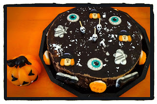 Bavarois au chocolat Halloween