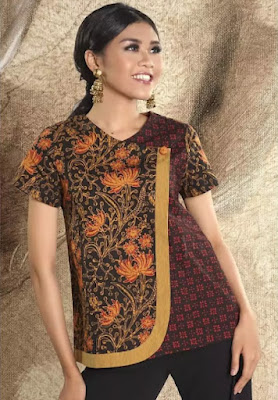 Batik kerja wanita modern