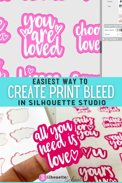 silhouette 101, silhouette america blog, silhouette print and cut, print and cut, silhouette studio v4