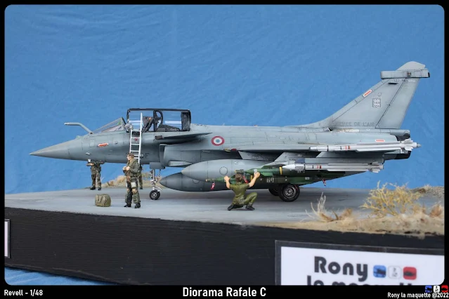 Diorama pour un Rafale C.