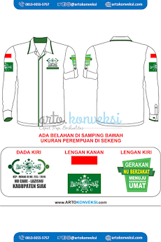 Download Template Kemeja Putih Keren